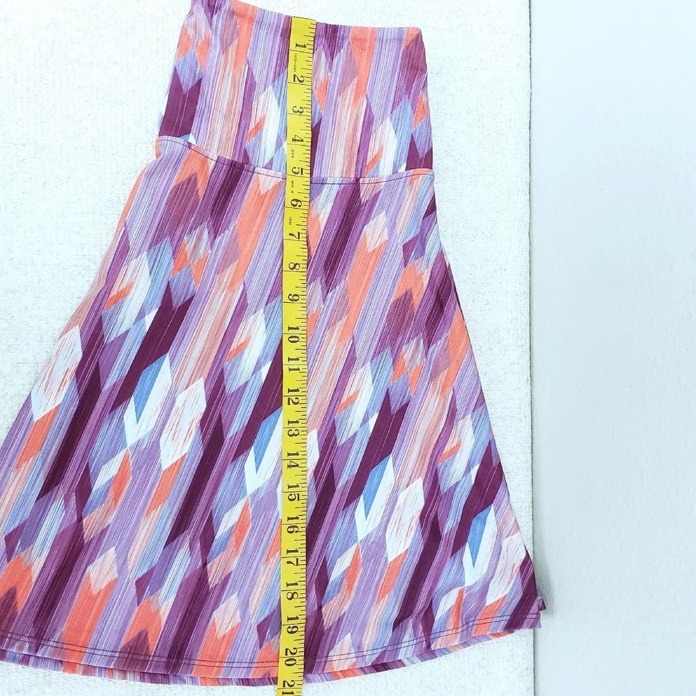 prAna Geometric Print Skirt Women's Size M Activewear Tennis Pickleball Golf - Picture 4 of 5